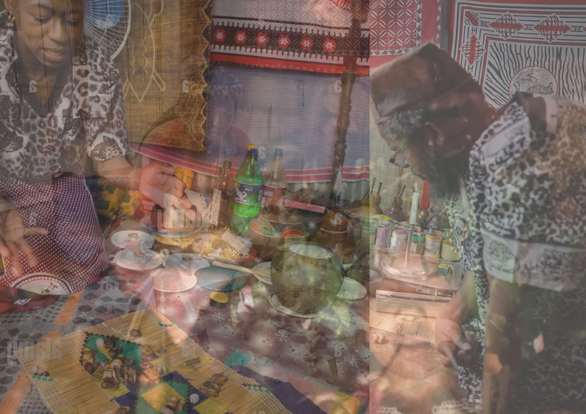 Baba Juma performing Spiritual Healing ritual in South Africa